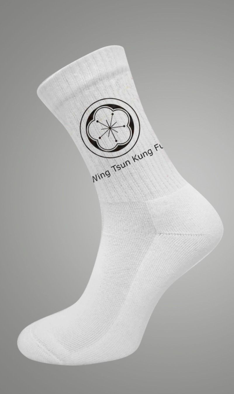 WTKFI Schülergrad Socken - weiß/schwarz