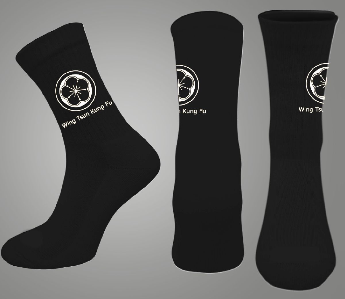 WTKFI Schülergrad Socken - schwarz/weiß