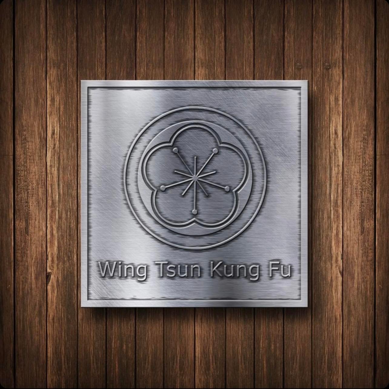 WTKFI Metallaufkleber - Quadrat - Brustlogo